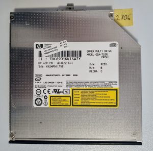Prvovrstni HP CDRW DVDRW optični pogon 416184-8C0 443904-001 413700-001 TS-L632 AD-7560A - rabljeno
