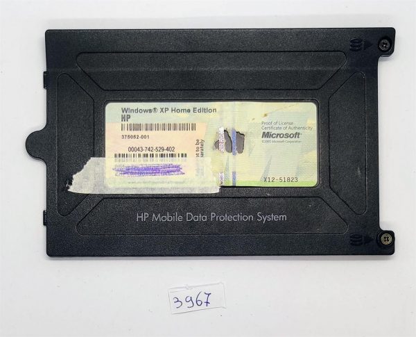 Prvovrstni HP COMPAQ NX6325 prenosni računalnik HDD trdi disk osnovni pokrov - rezervni del - rabljeno - Image 2