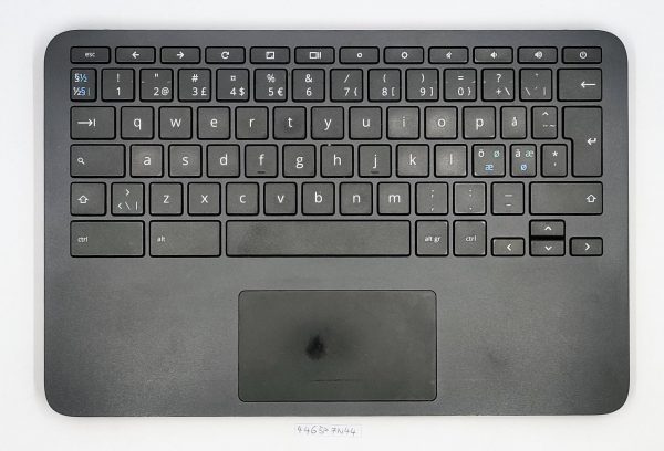 Prvotno Sestava tipkovnice in sledilne ploščice za HP Chromebook 11 G8 EE - rabljeno