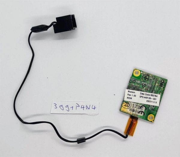 Prvotni HP Compaq 6720s modemska plošča, priključna kartica, priključni kabel 449139-001 - rabljeno