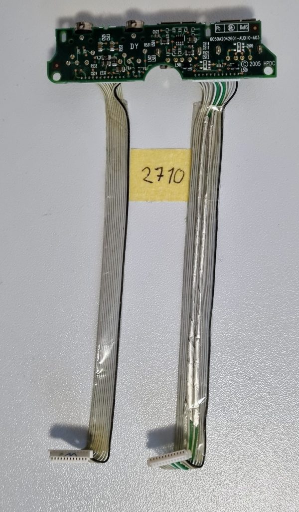 Prvotni HP Compaq NX7400 avdio USB plošča priključna plošča 6050A2042601-AUDIO-A03 z kabli - rabljeno - Image 2