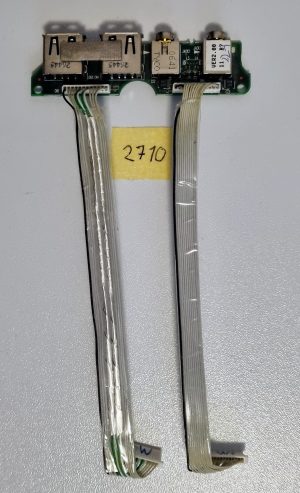 Prvotni HP Compaq NX7400 avdio USB plošča priključna plošča 6050A2042601-AUDIO-A03 z kabli - rabljeno