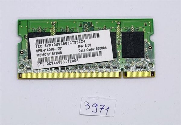 Pristna Samsungova pomnilniška enota 1GB DDR2 PC2-5300 DDR2-667MHz SoDimm 414046-001 - rabljeno - Image 2