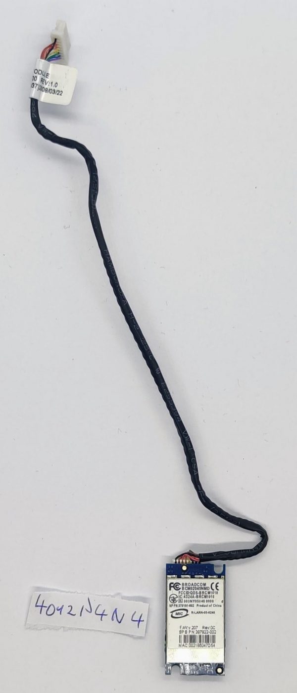 Pristna HP dv9000 BCM92045NMD 3988433-001 Bluetooth kartica + kabel - rabljeno