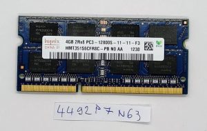 Pristno Hynix 4GB PC3-12800 DDR3 1600MHz Non-ECC Unbuffered RAM prenosniški pomnilniški modul - rabljeno