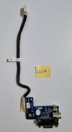 Lenovo VGA S-Video plošča LS3103P 4559AT39L01 za 3000 N100 0768 z kablom OEM - rabljeno
