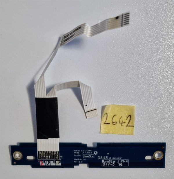 Prvotno LS-3104P 4559AS39L01 Lenovo plošča gumba za touchpad s kablom za serijo 3000 N100 0768 - rabljeno - Image 2