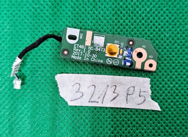 Prvotna plošča za gumb za vklop Lenovo ThinkPad T480S s kablom NS-B473 - Delni deli za prenosnike - rabljeno