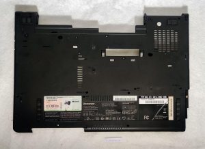 Pristna Lenovo ThinkPad Z61T spodnja ohišje prenosnika črna 3BBV2BASK09 - OEM zamenjava - rabljeno