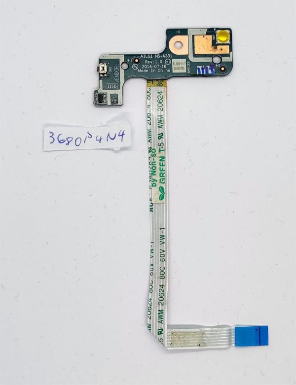 Pristna kabelska plošča za napajanje za serijo Lenovo G70 - Delovni deli za prenosnike - rabljeno - Image 2