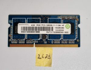 Prava Ramaxel prenosna računalniška pomnilnika 4GB DDR3 PC3-12800S RMT3170EB68E9W-1600 Hitro pošiljanje - rabljeno