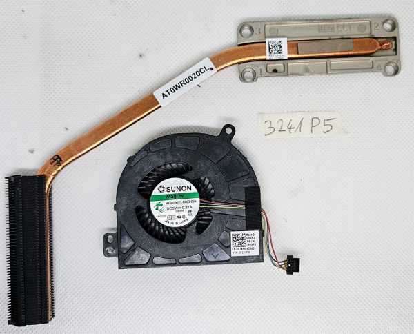 Pristen ventilator + hladilnik za Dell Latitude E5440 E5540 087XFX + at0wr0020cl - 04TDCF - Visoko zmogljivo hlajenje - rabljeno