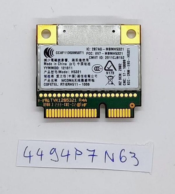 H5321 Delovi za prenosnike Lenovo ThinkPad X220 T430 WWAN 3G UMTS HSDP - rabljeno