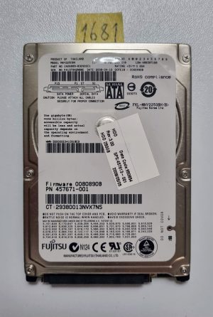 HDD prenosni računalnik trdi disk Fujitsu MHY2250BH CA06889-B30900C1 250GB SATA 457671-001 - rabljeno