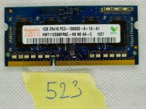 HMT112S6BFR6C-H9 Original HYNIX PRIMERNI RAM ZA PRENOSNI RA?UNALNIK 1GB DDR3 PC3-10600S - rabljeno