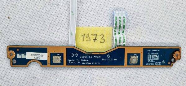 HP 15-r016nl LS-0992P Kabel za ploščico touchpada, kabel za dlančnik. - rabljeno - Image 2