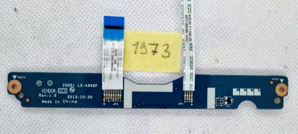 HP 15-r016nl LS-0992P Kabel za ploščico touchpada, kabel za dlančnik. - rabljeno