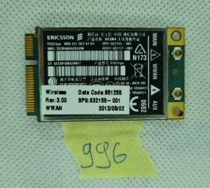 HP 2760P 8460W 8760W 2560 8460P F5521 HS2340 mobilna širokopasovna 3G kartica 632155-001 - rabljeno