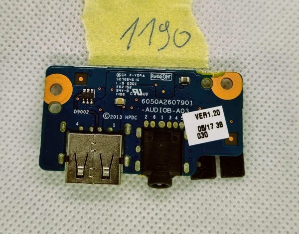 HP 350 G2 SD USB avdio plošča s kablom 6050A2607901 - rabljeno