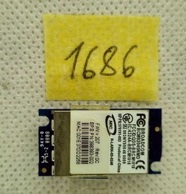 HP 398393-002 BLUETOOTH MODUL - BT V2.0 - rabljeno