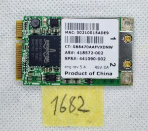 HP 441090-002 Brezžična LAN 802.11BG MINI PCI adapter kartica - rabljeno