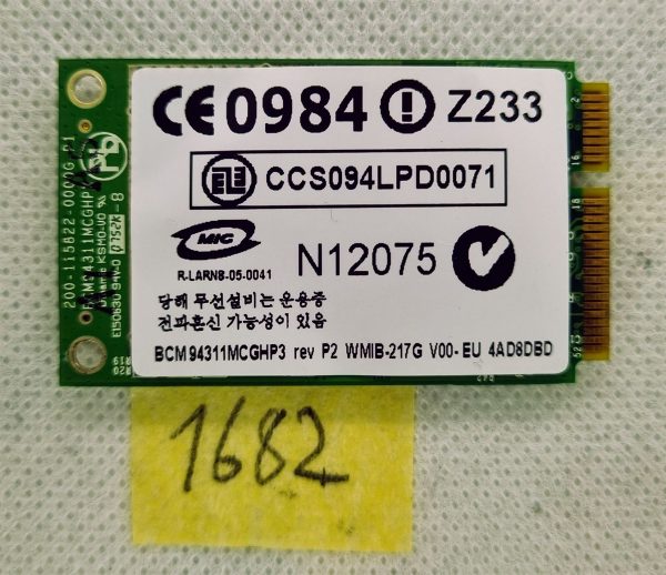 HP 441090-002 Brezžična LAN 802.11BG MINI PCI adapter kartica - rabljeno - Image 2