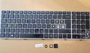 Tipke za tipkovnico prenosnika HP 6531S 6731S 6530S PH PN 701485-BA1 – Originalni deli - rabljeno