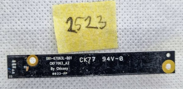 HP 6735S prenosni računalnik kamera plošča 001-67063L-B01 CKF7063_A2 - Originalna nadomestna del. - rabljeno - Image 2