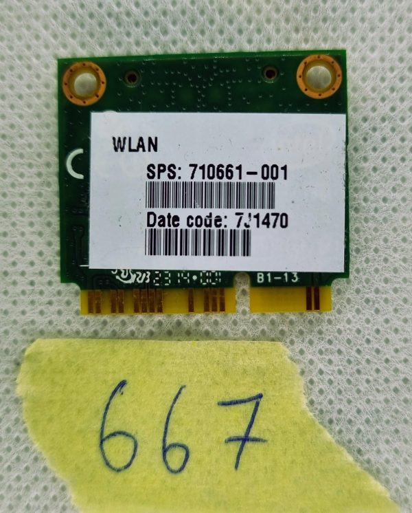 HP 717384-001 Intel 7260HMW BN 802.11n Wireless-N 7260 PCI-E polovična mini kartica - rabljeno - Image 2