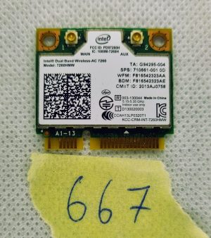 HP 717384-001 Intel 7260HMW BN 802.11n Wireless-N 7260 PCI-E polovična mini kartica - rabljeno