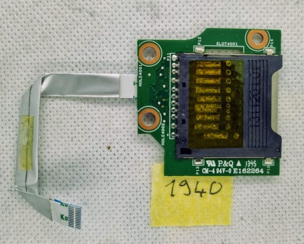 HP 747129-001 plošča za bralnik medijskih kartic za prenosnik 15-a101tx 15 - Originalna zamenjava - rabljeno