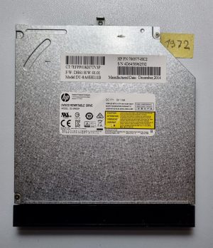 HP 809333-001 DU-8A6SH111B OEM DVD pogon z okvirjem za 15-AB 15-AB198CY - rabljeno