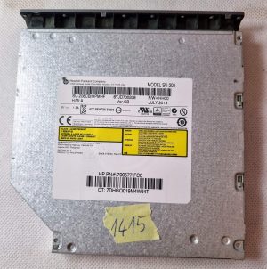 HP 9.5MM Optični SU-208CBHPMHF PN: 700577-FC0 Notranji zapisovalnik DVD pogon ODD Disk - rabljeno