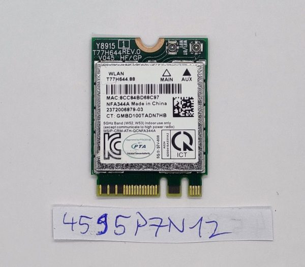 Zamenjava brezžičnega modula HP Chromebook 11 G8 EE Prave računalniške komponente - rabljeno