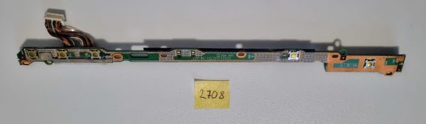 HP Compaq nx7300 nx7400 matična plošča in medijski gumb s kablom 6050a2042701 - Originalni OEM prenosni računalniki - rabljeno