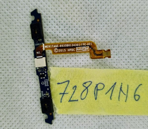 HP Elite x2 12 1012 G1 OEM mikrofon z kabelom 6035B0134301 - rabljeno - Image 2