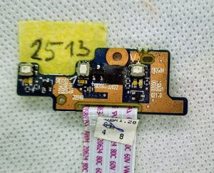 HP EliteBook 2560p plošča funkcijskih gumbov 6050A2402201 z ribon kablom - rabljeno