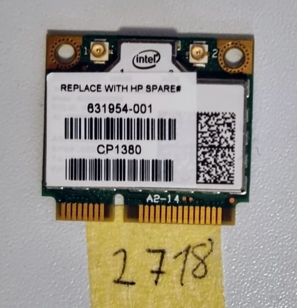 HP Elitebook WiFi kartica 631954-001 Intel 6205ABGN 2.4G-5G brezžični adapter Delovi za prenosnike - rabljeno - Image 2