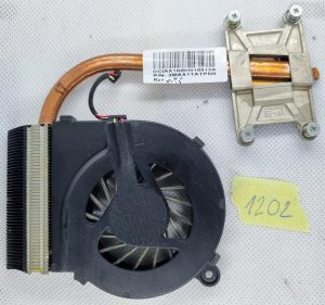 HP G62 ventilator + hladilnik - Compaq Presario CQ62 - 638402-001 - ventilatorski hladilnik - rabljeno