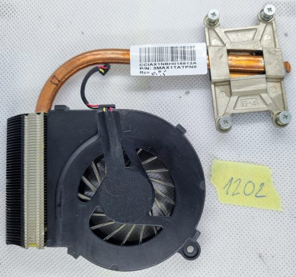 HP G62 ventilator + hladilnik - Compaq Presario CQ62 - 638402-001 - ventilatorski hladilnik - rabljeno