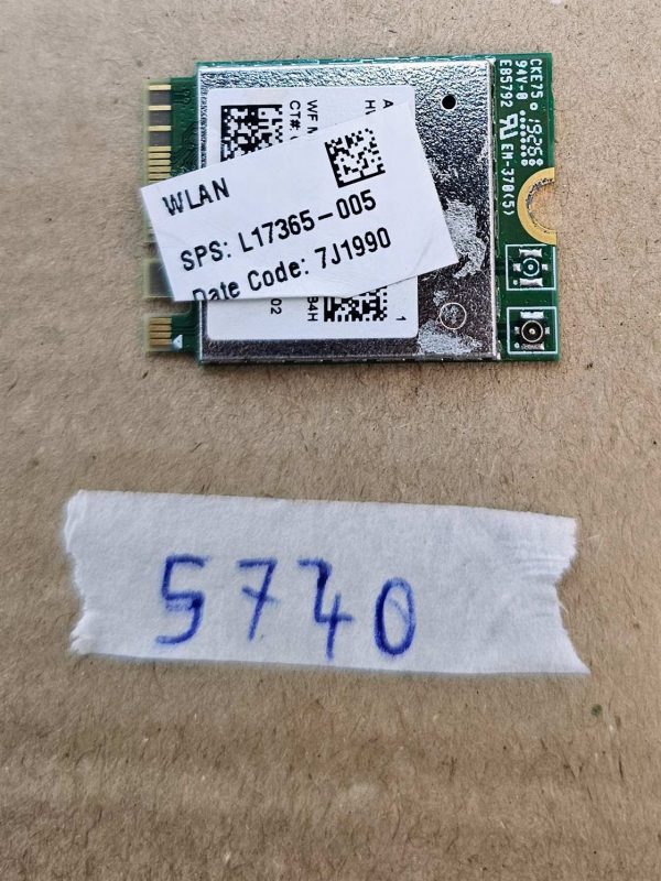 HP Originalna prenosna računalniška WiFi brezžična Bluetooth kartica L17365-005 – Rezervni del za HP prenosna računalnika - rabljeno