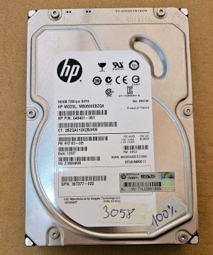 HP MB0500EBZQA 649401-001 500GB SATA trdi disk 3.5" 3G 7.2K RPM - Originalna oprema proizvajalca - rabljeno