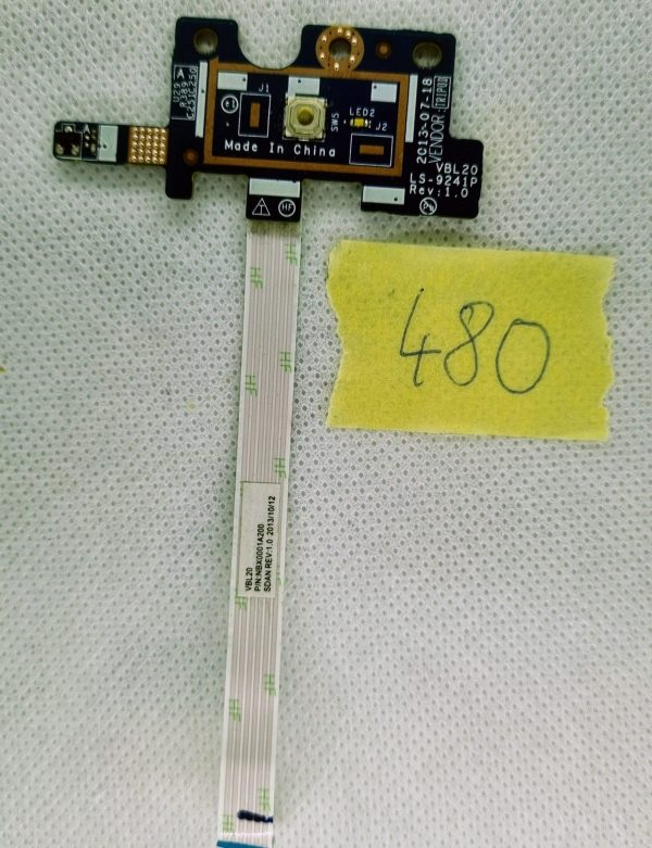 HP NAPAJALNI STIKALNI PCB 455M6332L01 ZA ZBOOK 15 - rabljeno - Image 2