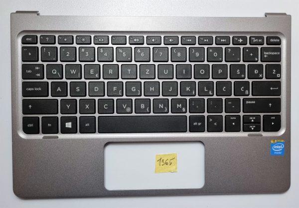 HP Pavilion 10-N200NA ohišje zgornji del, podpora za dlan in tipkovnica (brez sledilne ploščice) - Originalna zamenjava - rabljeno