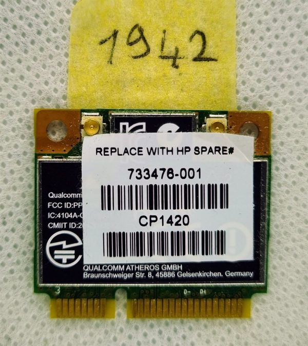 HP Pavilion 13 13-b000no WLAN Mappa Wifi Kartica 733476-001 - Originalna zamenjava - rabljeno - Image 2