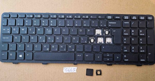 Tipke za tipkovnico HP Pavilion DV6-7000 DV6-7100 – Originalne HP 639396-BA1 Rezervni del - rabljeno