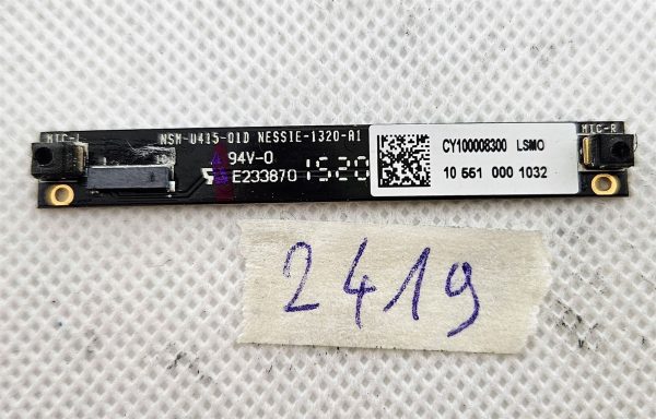 HP Zbook 15 mikrofon modul CY100008300 735370-001 - Originalna nadomestna del. - rabljeno