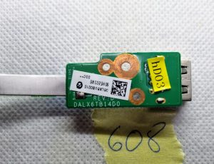 USB priključna plošča HP Pavilion dv6 dv6-3000 serije 36LX6UB0010 DALX6TB14D0 - rabljeno