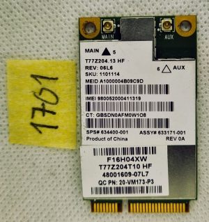 HP ProBook 2570p 6560B Sierra Wireless AirPrime MC8355 WWAN kartica 634400-001 - rabljeno