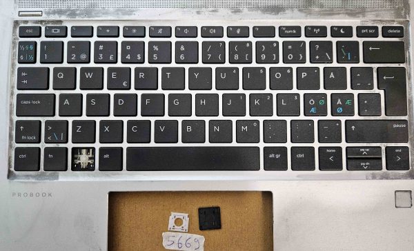 HP ProBook 430 G6 podpora za dlan in tipke na tipkovnici – Originalni nadomestni del za prenosnik - rabljeno